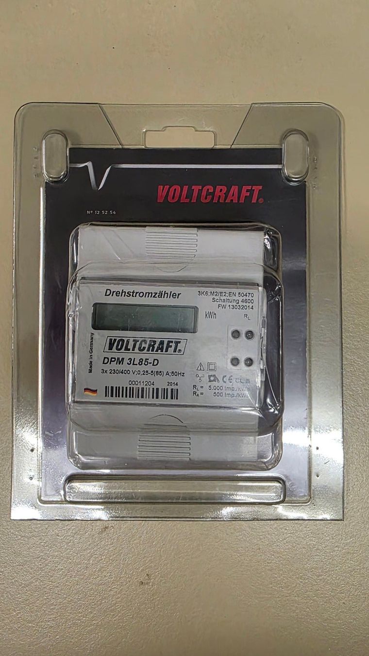 Messen: Voltcraft Drehstromzähler DPM 3L85-D – Neu und originalverpackt aus Boniswil von LakeSide_Boniswil