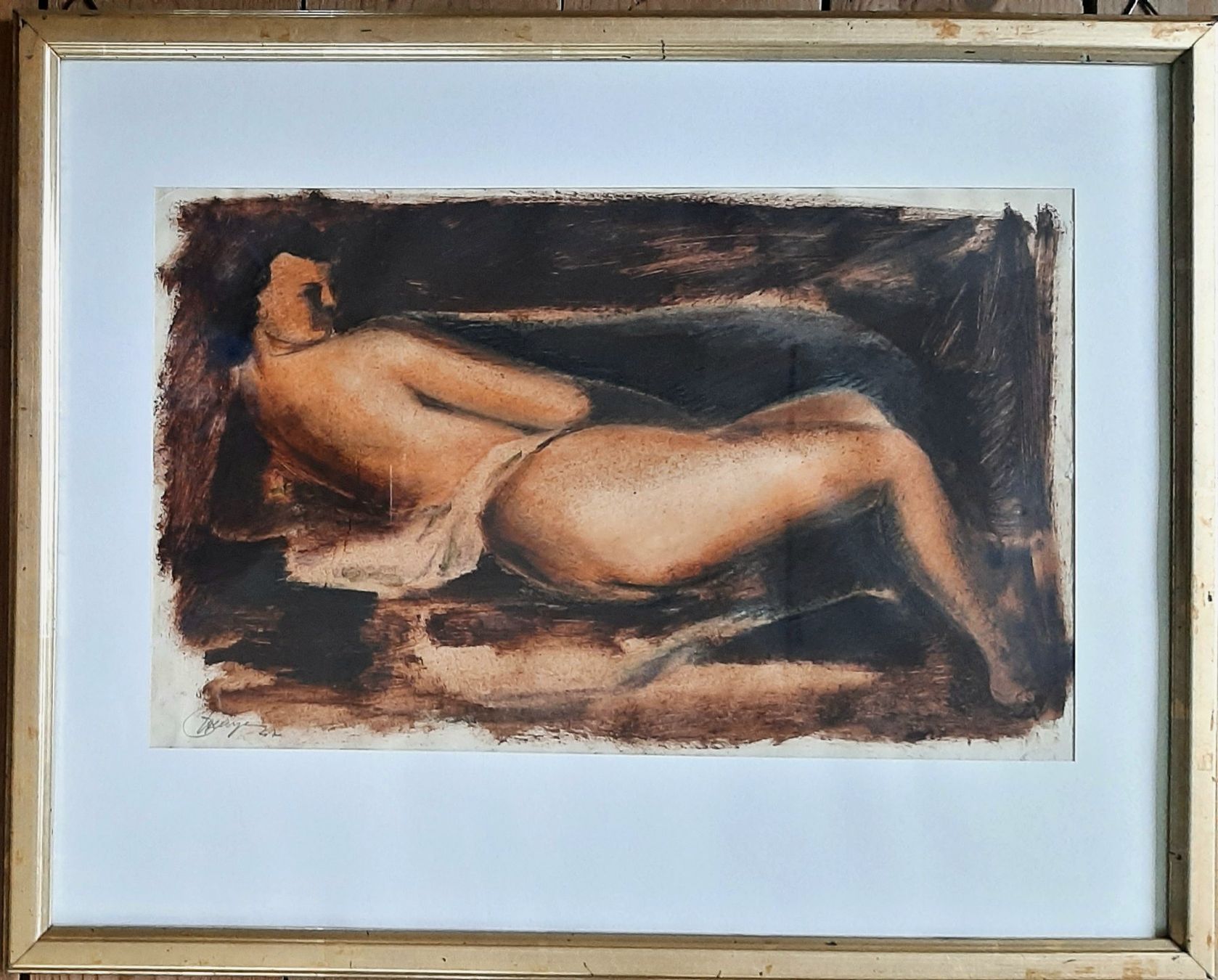 Dipinti: Akt Gemälde signiert – Usato da Arbon venduto da torso444 1