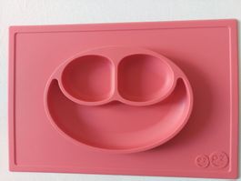 Antirutsch Ess-lern-Teller EZPZ 25x38cm rot
