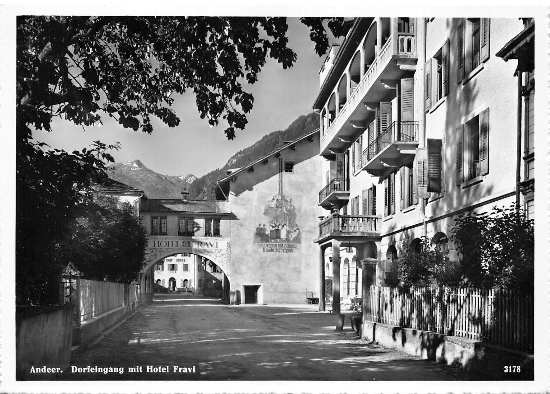 Cartoline postali: Andeer – Usato da Ottikon b.Kemptth. venduto da Neptun1974