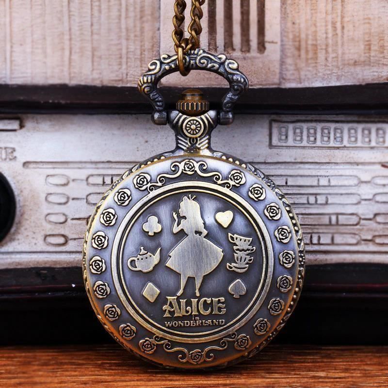 Orologi: Alice im Wunderland Taschenuhr – Nuovo e nell'imballaggio originale da Gurmels venduto da Swisspod