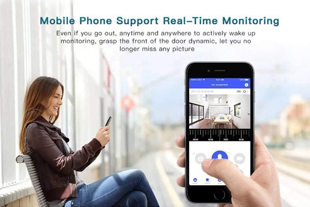 Camcorder: Sonnette caméra WiFi avec dingtong Access à distance infraro – Neu und originalverpackt aus Morges von DA-mobile 2