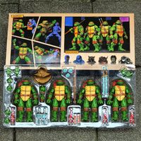 TMNT Teenage Mutant Ninja Turtles Action Figure Set New