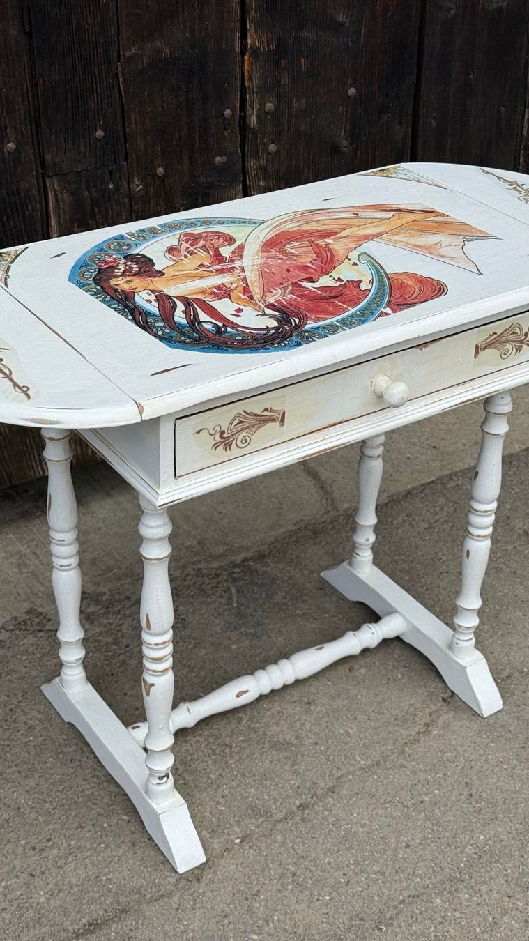 Tavoli: Vintage Nähtischchen Shabby Chic Unikat – Usato da Zürich venduto da Eitscheidotnet