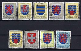 Luxemburg 1956 Kantonalwappen gest.