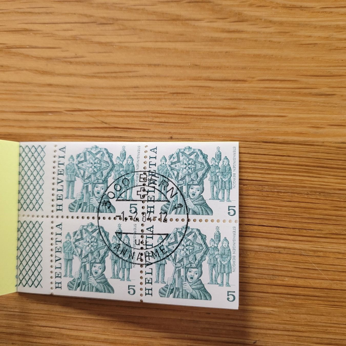 Alle Briefmarken: Carnet De Timbre /  Markenheftchen  Bern 1984 – Gebraucht aus Biel/Bienne von Destockweb 1