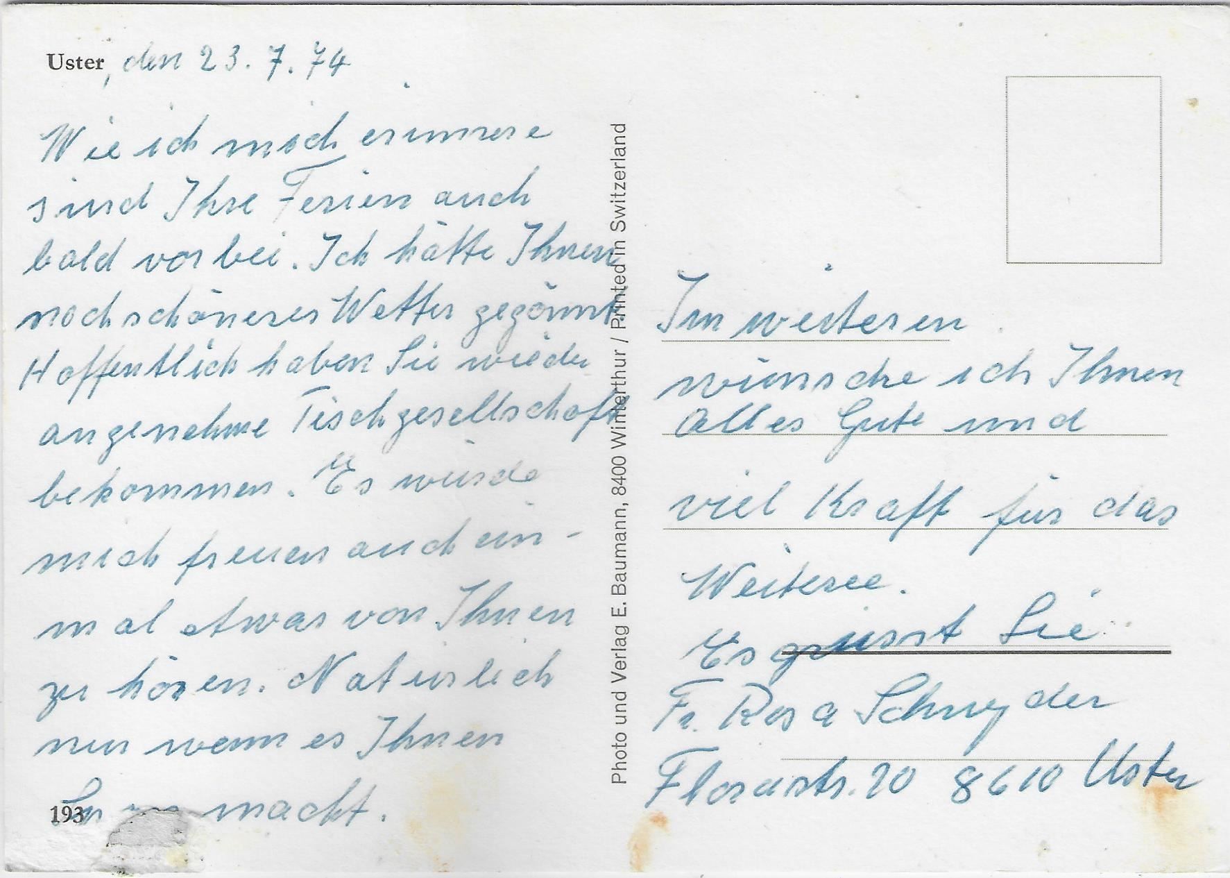 Cartes postales: Uster - Multiview – D'occasion à Ettingen par Kartenplanet 1
