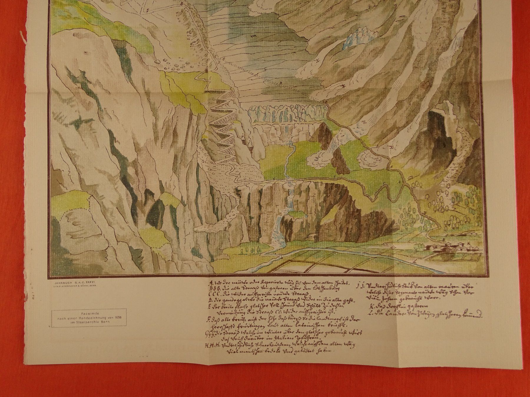Cartine & Atlanti: PROSPECT LÖTSCHENBERG – Usato da Grüningen venduto da Kartensammler 1