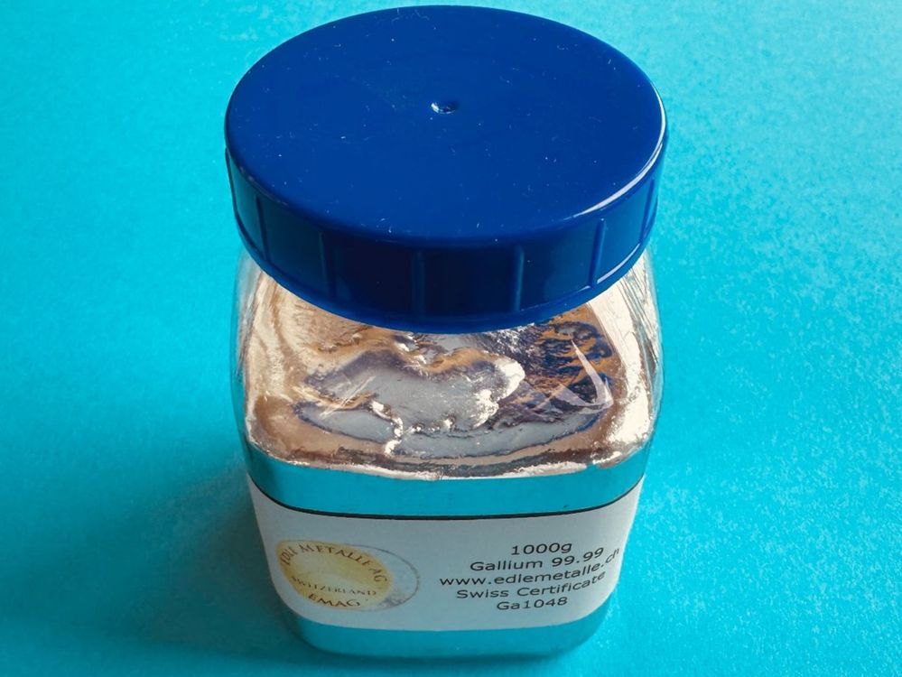 1 Kg reines Gallium zur Wertanlage. Handelspreis über 650.- (Neu und ...