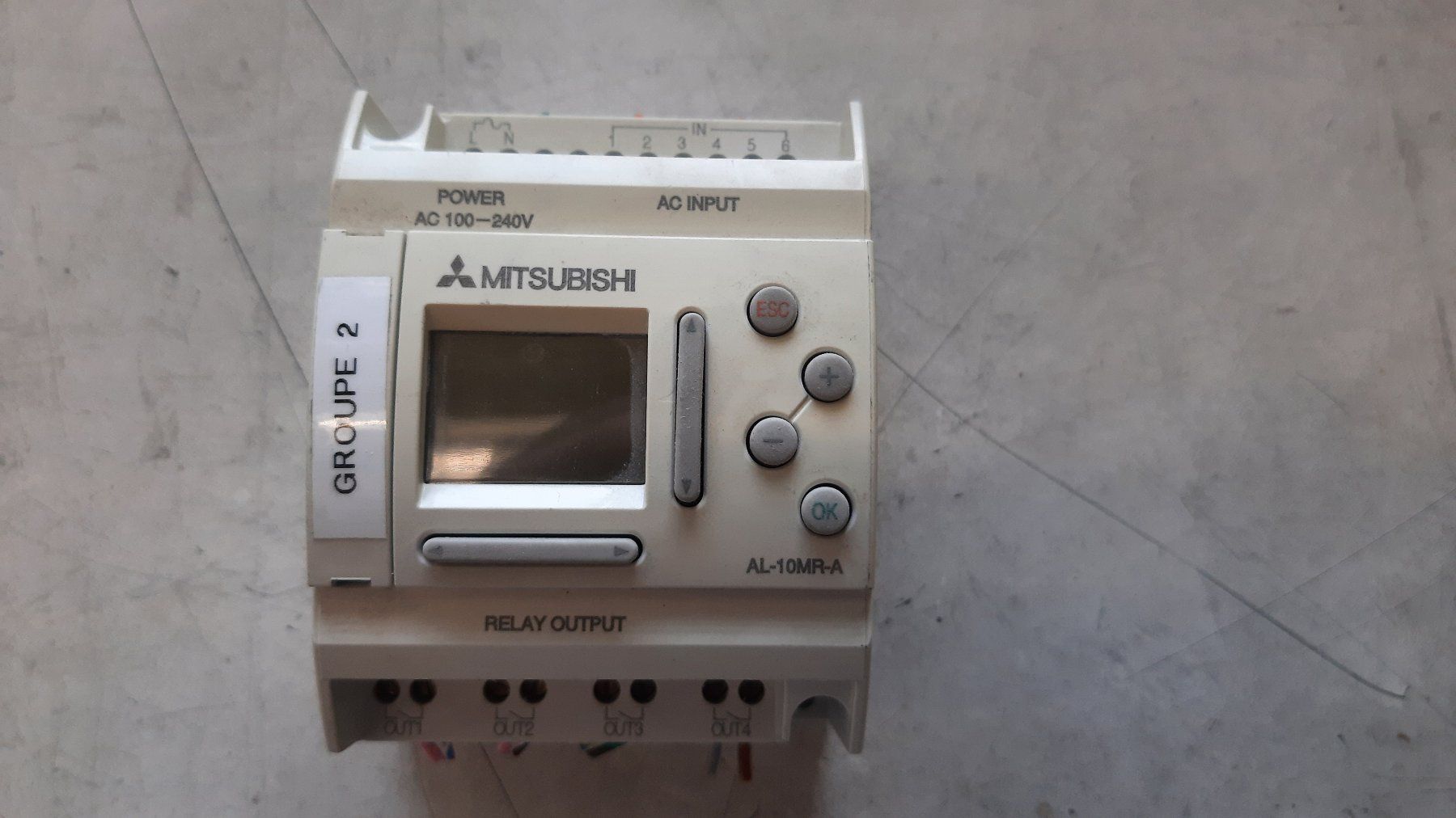 Mitsubishi Componenti elettronici: automate programmable Mitsubishi AL-10MR-A – Usato da Attalens venduto da Gmsa68