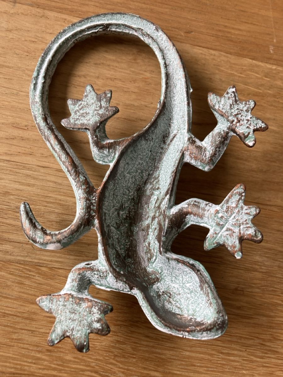Tutte le decorazioni: Dekofigur Gecko Metall neuwertig – Usato da Küsnacht ZH venduto da Kittyfix 1