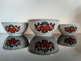 Vintage 60er Jahre Schüsselset Steingutfabrik Torgau Keramik