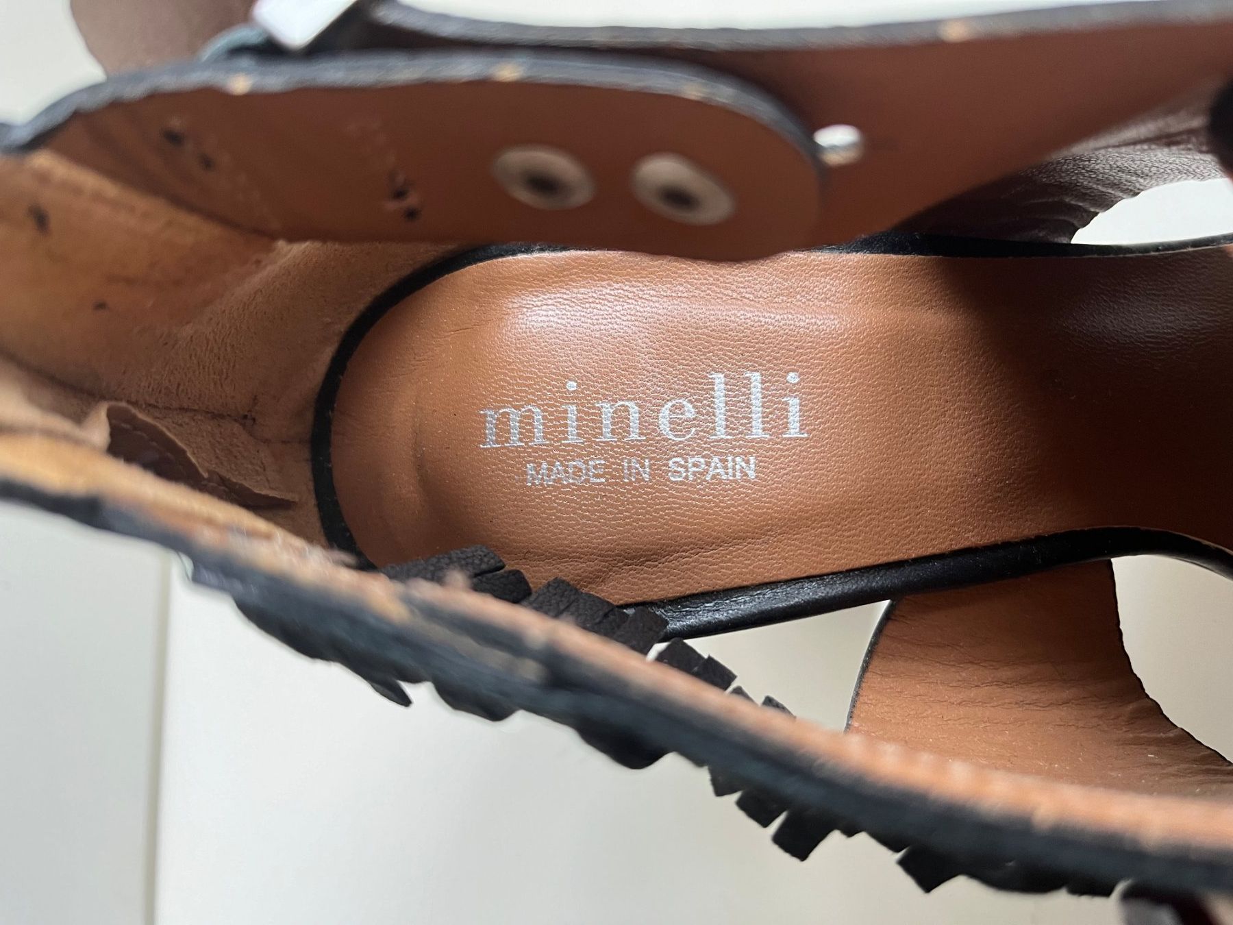 Scarpe da donna: Sandales à talon Minelli – Nuovo (secondo la descrizione) da St. Ursen venduto da kat_g8z5 2