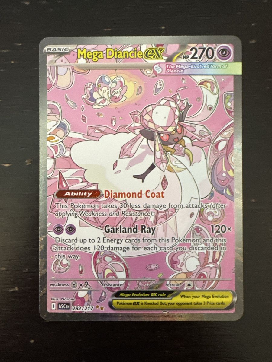 Pokémon Carte collezionabili: Mega Diancie EX 282/217 ENG – Nuovo (secondo la descrizione) da Erlenbach ZH venduto da CAUGHTTHEMALL