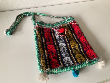 Seltene, handgewobene Umhängetasche - Ethno Style!