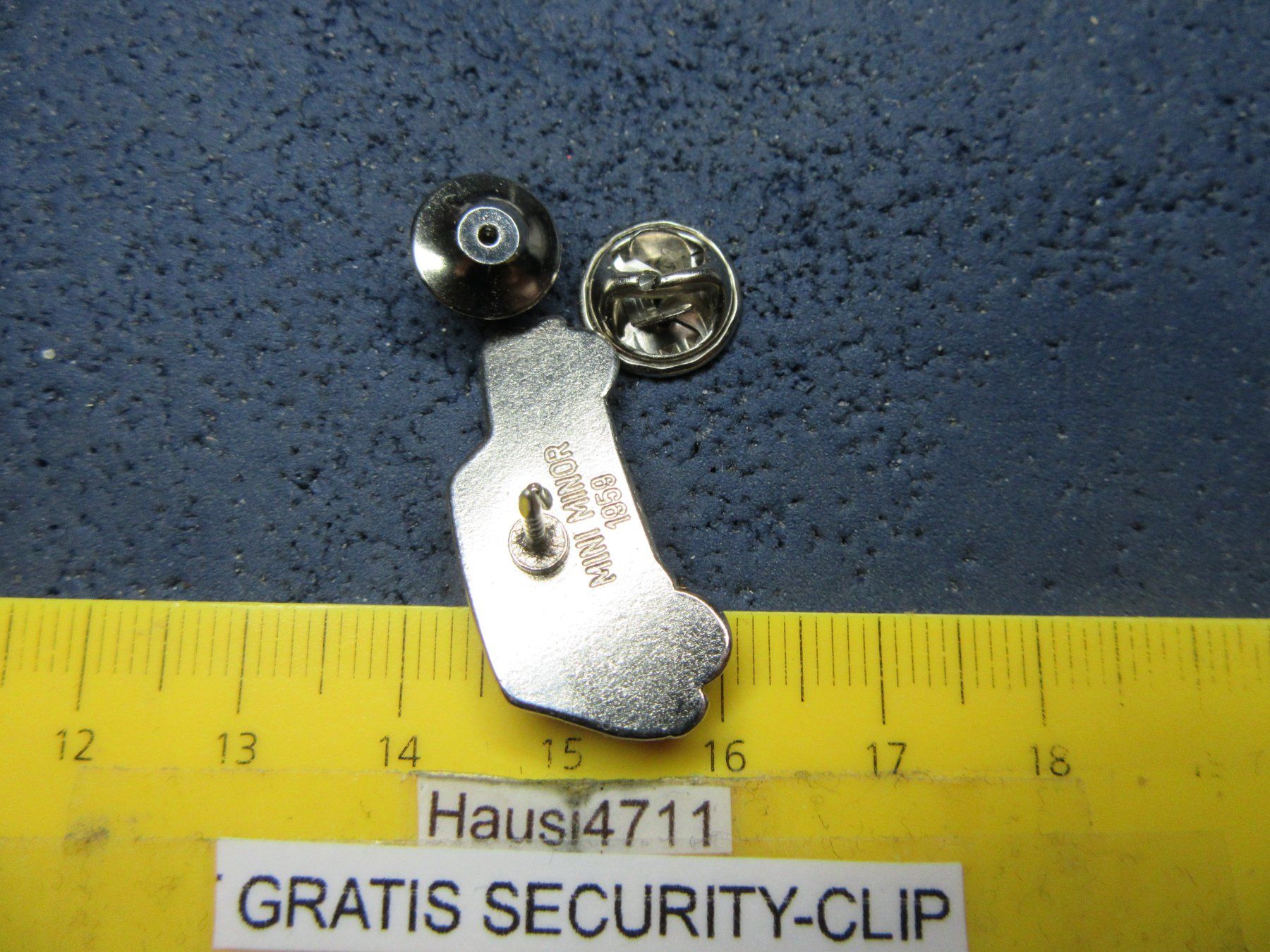 Placchette & Badge: MINI COOPER MINOR 1959 AUTO PIN GLASIERT – Usato da Ettingen venduto da Hausi4711 2