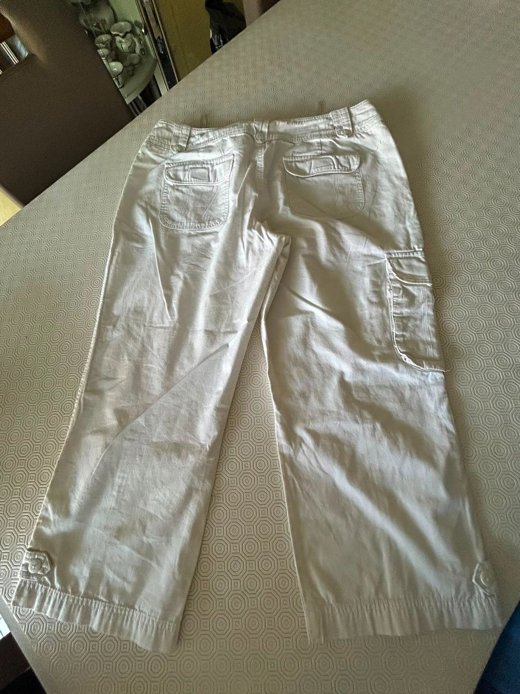 Pantalons: Pantaloni estivi cotone bianco tg.46 – D'occasion à Melano par H-Sara 1