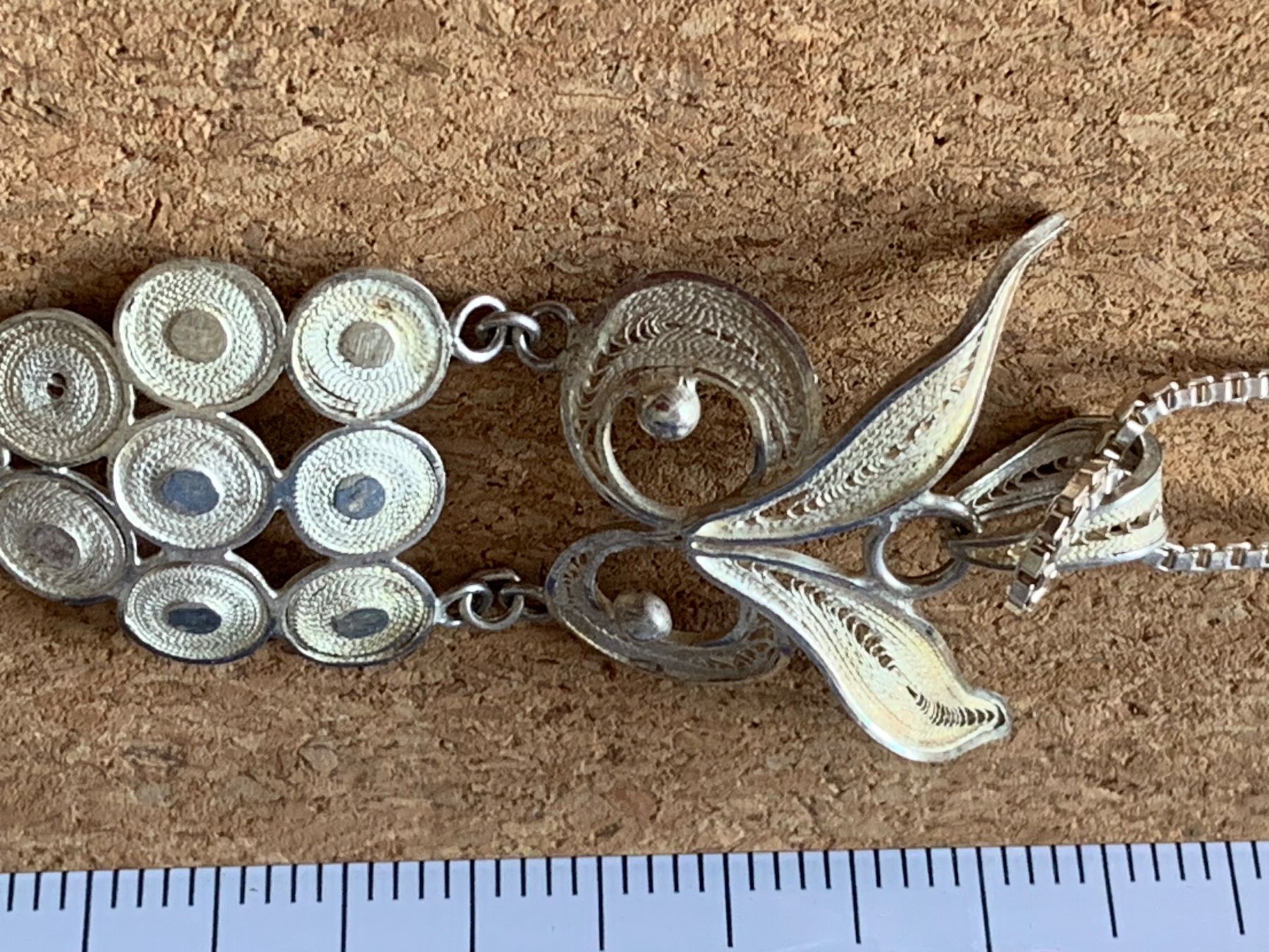 Ciondoli: Silberkette mit Eulen-Anhänger (60cm) – Usato da Dittingen venduto da Bijoubelle 6