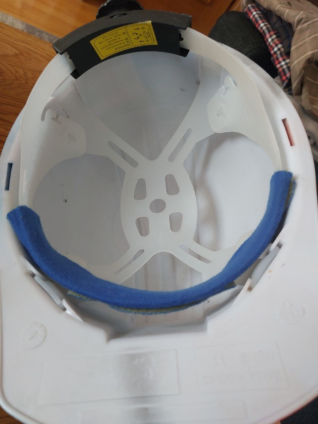 Protezione per viso e udito: Toller Bauhelm one Size – Usato da Landquart venduto da Cedes 1