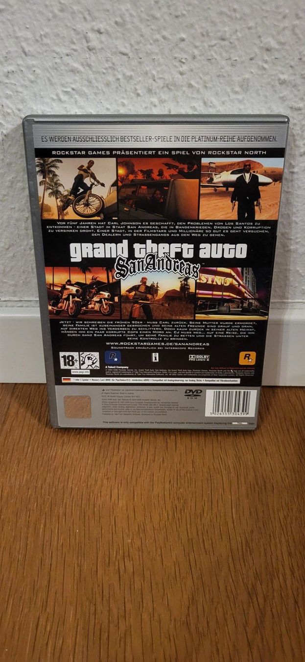 Sony Giochi: PS 2 - GTA San Andreas – Usato da Münsingen venduto da DigitaleSpielecke 1