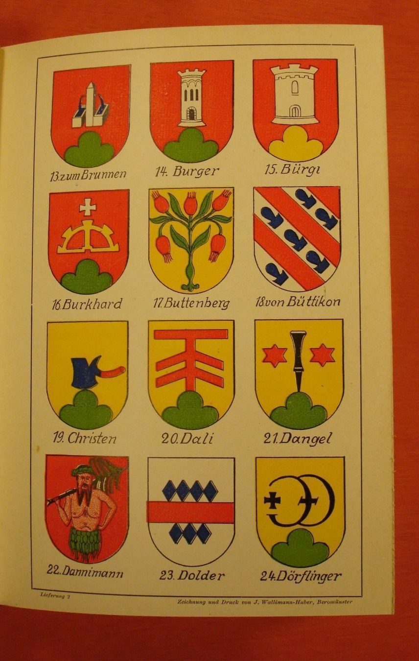 Libri: DIE BÜRGERGESCHLECHTER VON BEROMÜNSTER – Usato da Grüningen venduto da Kartensammler 4