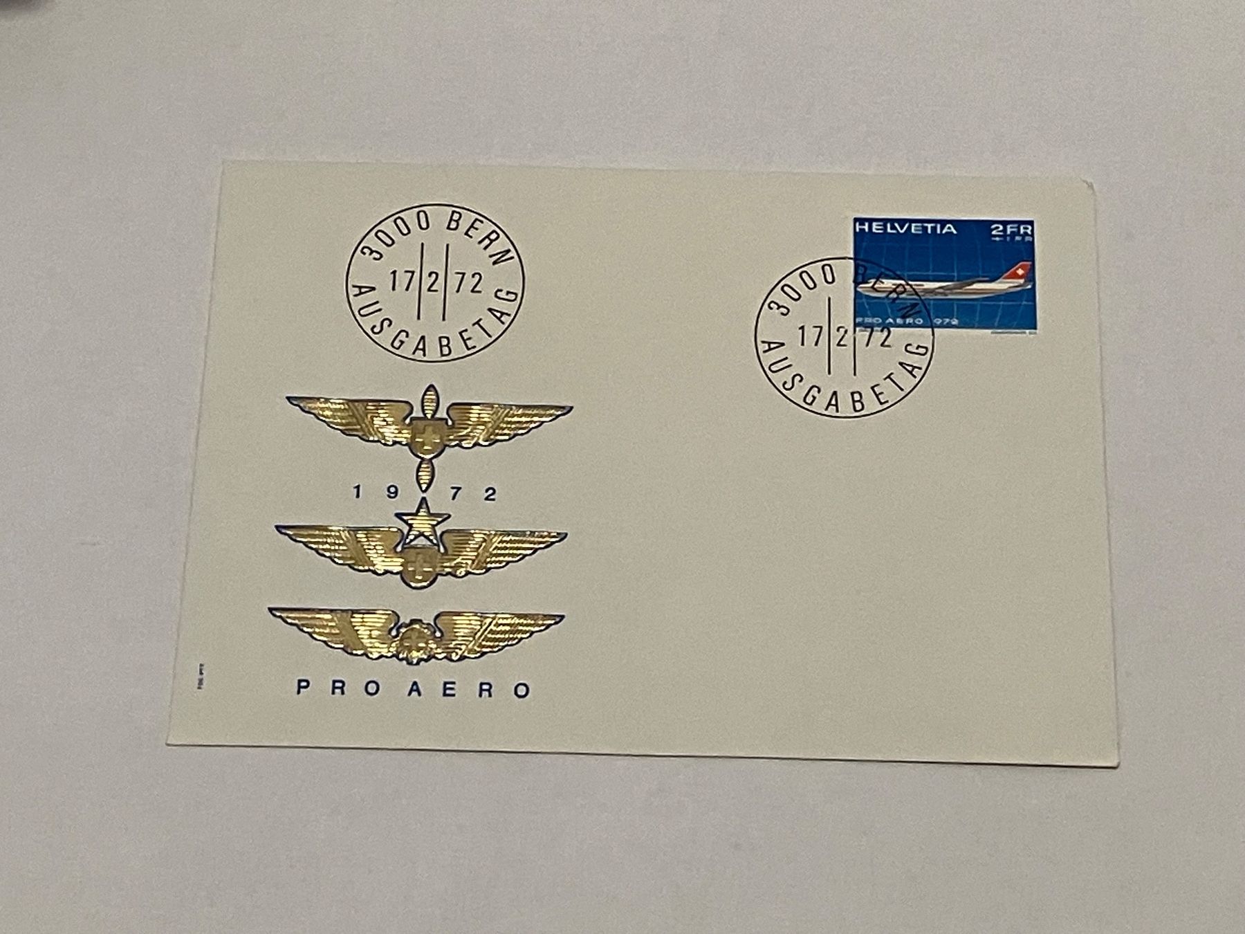 Tutti i francobolli: CH FDC Swissair 72 – Usato da Koblenz venduto da Markenhimmel