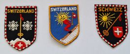 Lot1 Schweiz Switzerland Stoff Wappen Badge SG Stickerei