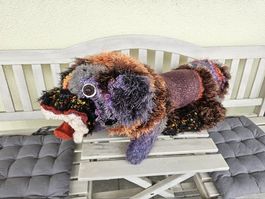 selbstgestrickter Hund -Unikat