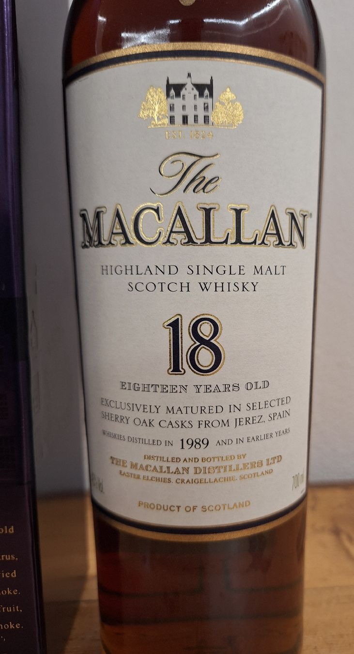 Macallan Bevande alcoliche: Macallan Single Malt 1989 / 18 Japan Release – Nuovo e nell'imballaggio originale da Aarberg venduto da Lemaxslahs 3