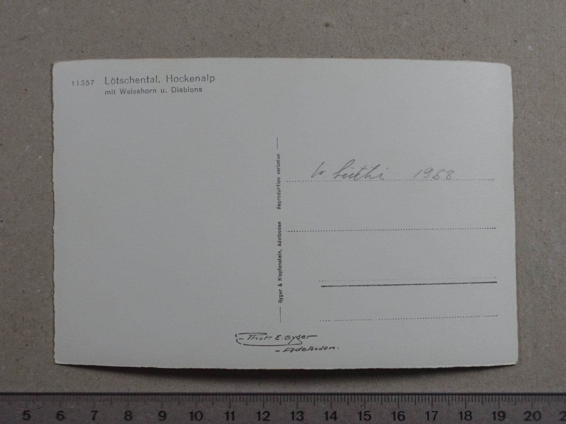 Cartes postales: Lötschental, Hockenalp – D'occasion à Lenzburg par fh1 1