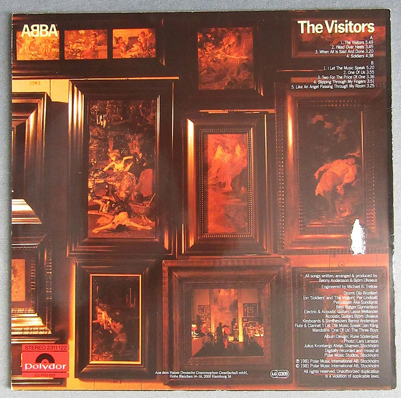 Dischi in vinile: ABBA - The Visitors - LP ab CHF 5.00 – Usato da Auenstein venduto da Padabimbim 1