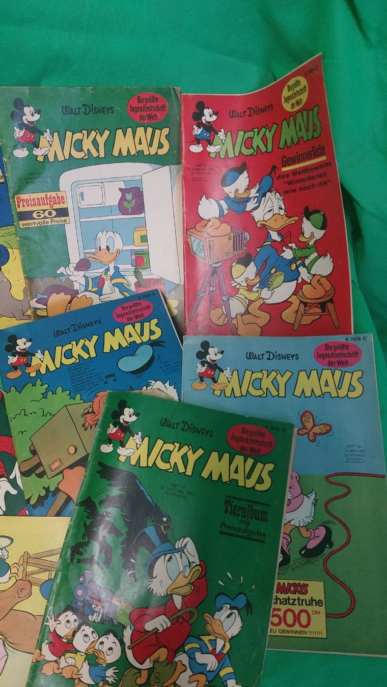 Fumetti: Micky Maus Hefte Konvolut Nostalgie Comic Disney – Usato da Opfertshofen SH venduto da museumswert 1