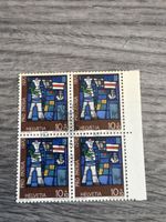 Briefmarken Pro Patria 1970 Helvetia 10 Rappen 4er Block
