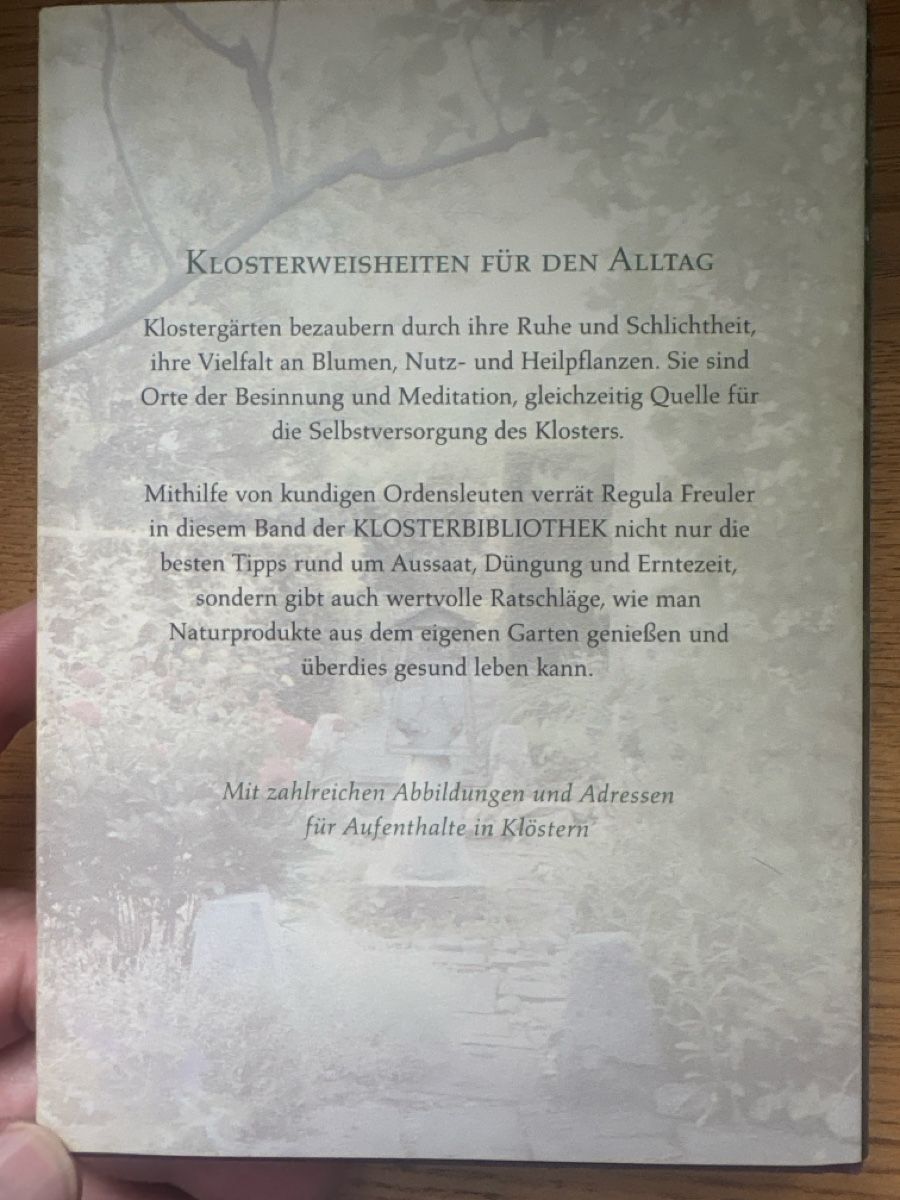 Libri: Die Gärten der Mönche: Bibliothek der Mönche – Nuovo (secondo la descrizione) da Schaffhausen venduto da Reporter 1