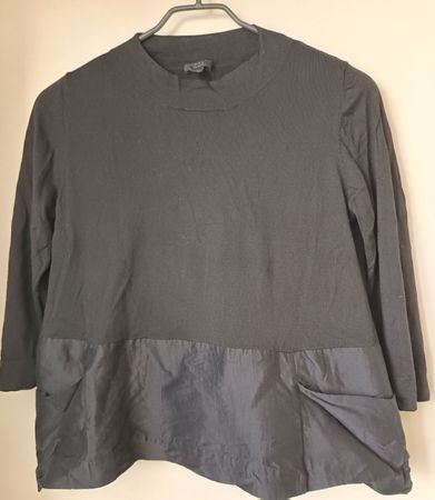 Schwarze COS Tunika, Gr. S, Top Zustand, 100% Wolle