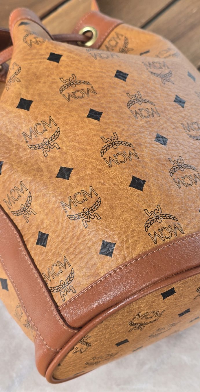 Mcm Borse da donna: MCM Beuteltasche Medium Cognac Canvas – Nuovo (secondo la descrizione) da Niederteufen venduto da Mira_72 5