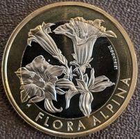 10 Fr. Gedenkmünze 2017 stgl.  Enzian aus Münzsatz