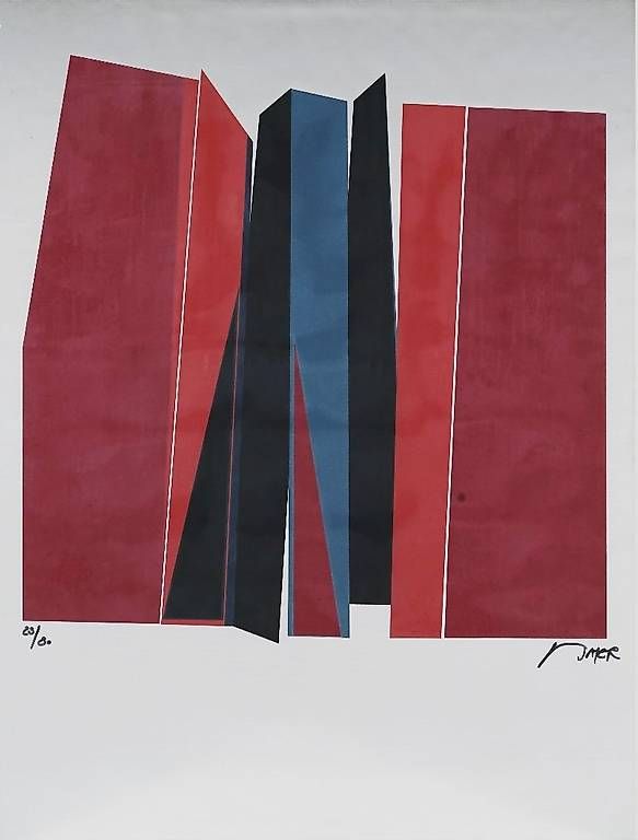 Posters & Illustrations: Jean Baier (1932-1999) Composition – D'occasion à Pully par bry_87sb