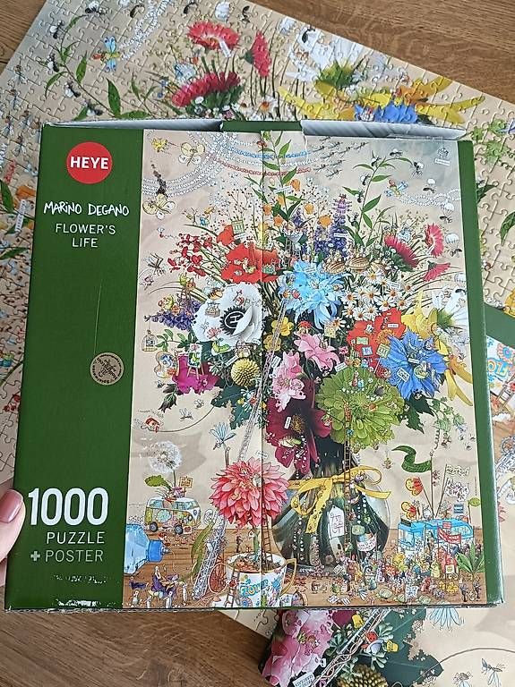 Puzzle: Heye Flowers life 1000 – Usato da Sitterdorf venduto da karin1991 1