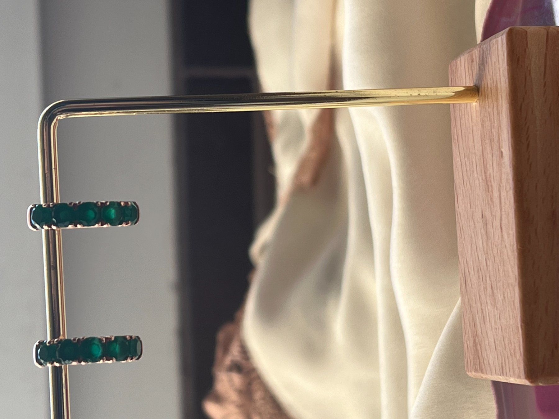 Orecchini pendenti & Orecchini a lobo: Boucles pendantes plaqué or rose - stamp "585" – Nuovo e nell'imballaggio originale da Thônex venduto da Swiss-Jewels 6
