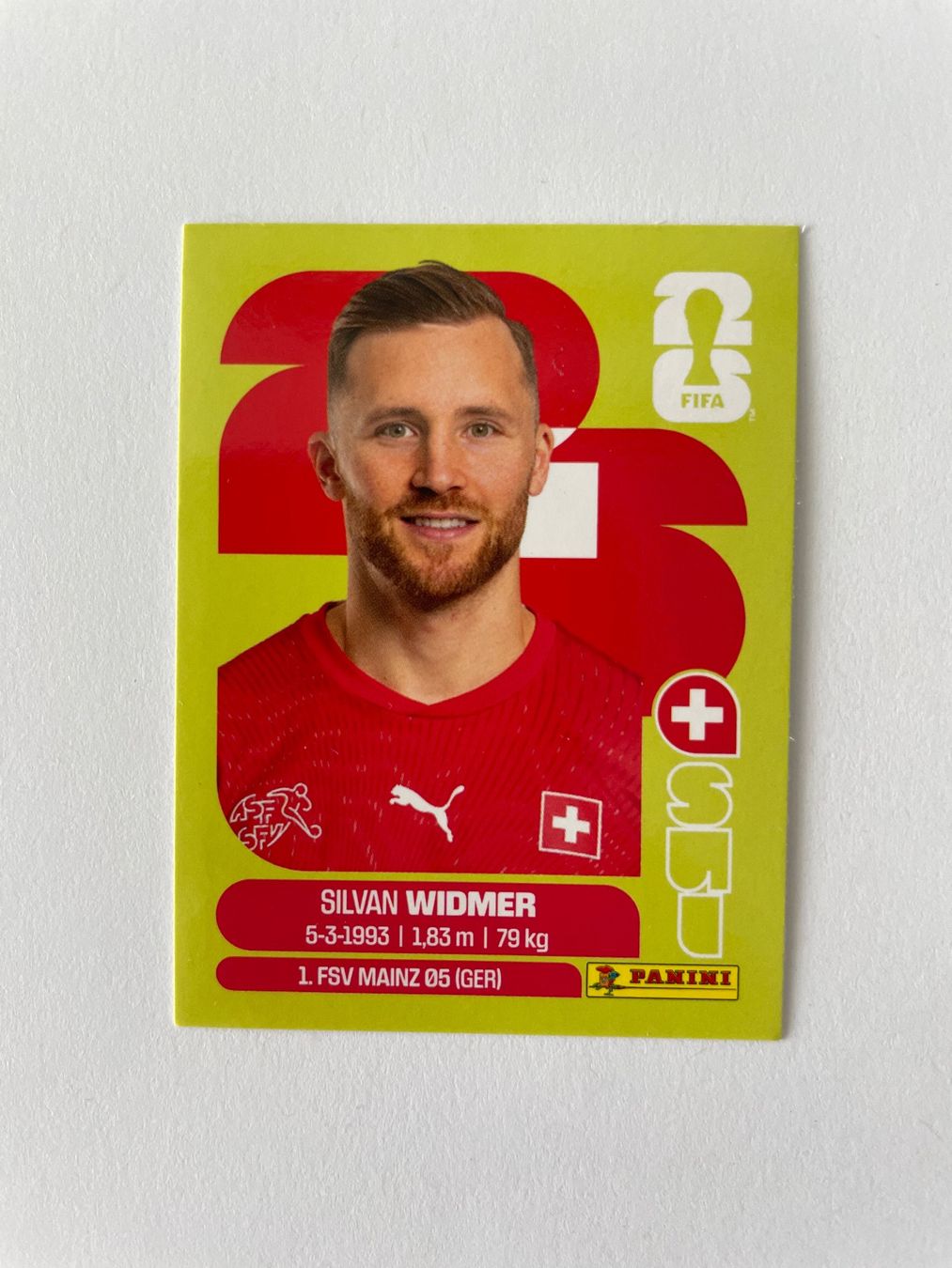 Panini Carte collezionabili: Panini WC 2026 SUI 8 Widmer – Nuovo e nell'imballaggio originale da Aesch ZH venduto da lawas