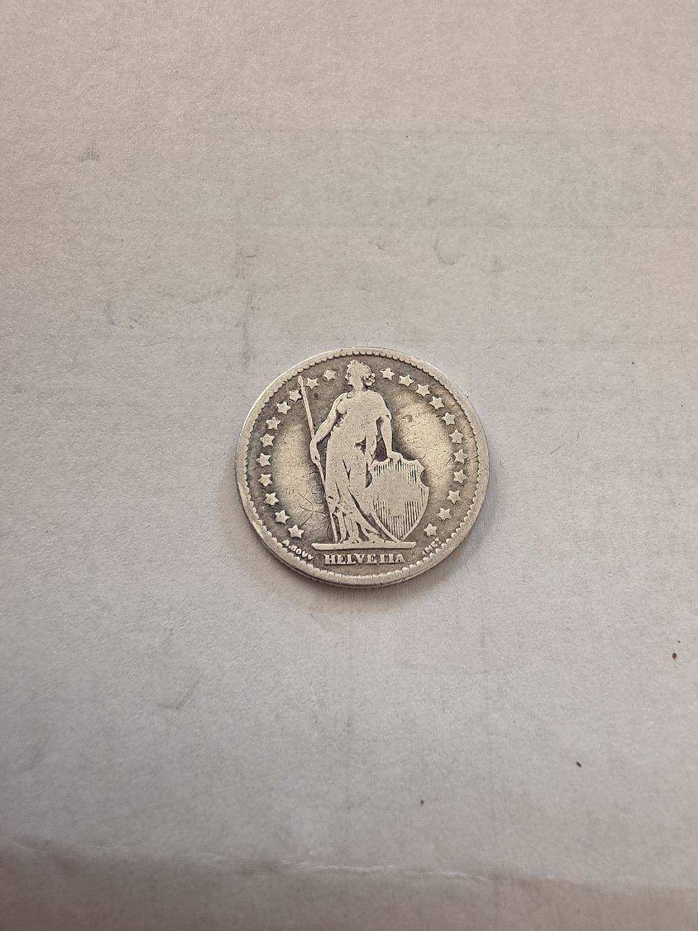 Toutes les monnaies: pièce argent 1chf 1887 – D'occasion à Fribourg par yan_z5fr 1