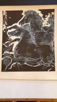 Hans Erni. Lithografie Pferde. 105/150.