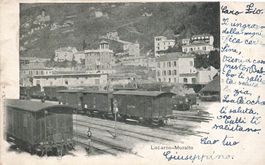 Locarno Muralto stazione bahnhof treno zug 1900