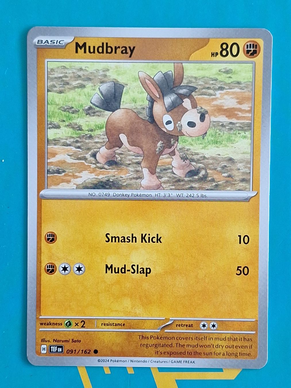 Pokémon Sammelbilder & Trading cards: Mudbray - Temporal Forces Pokemon - #7.1 – Gebraucht aus Altstätten SG von GGsGameshop