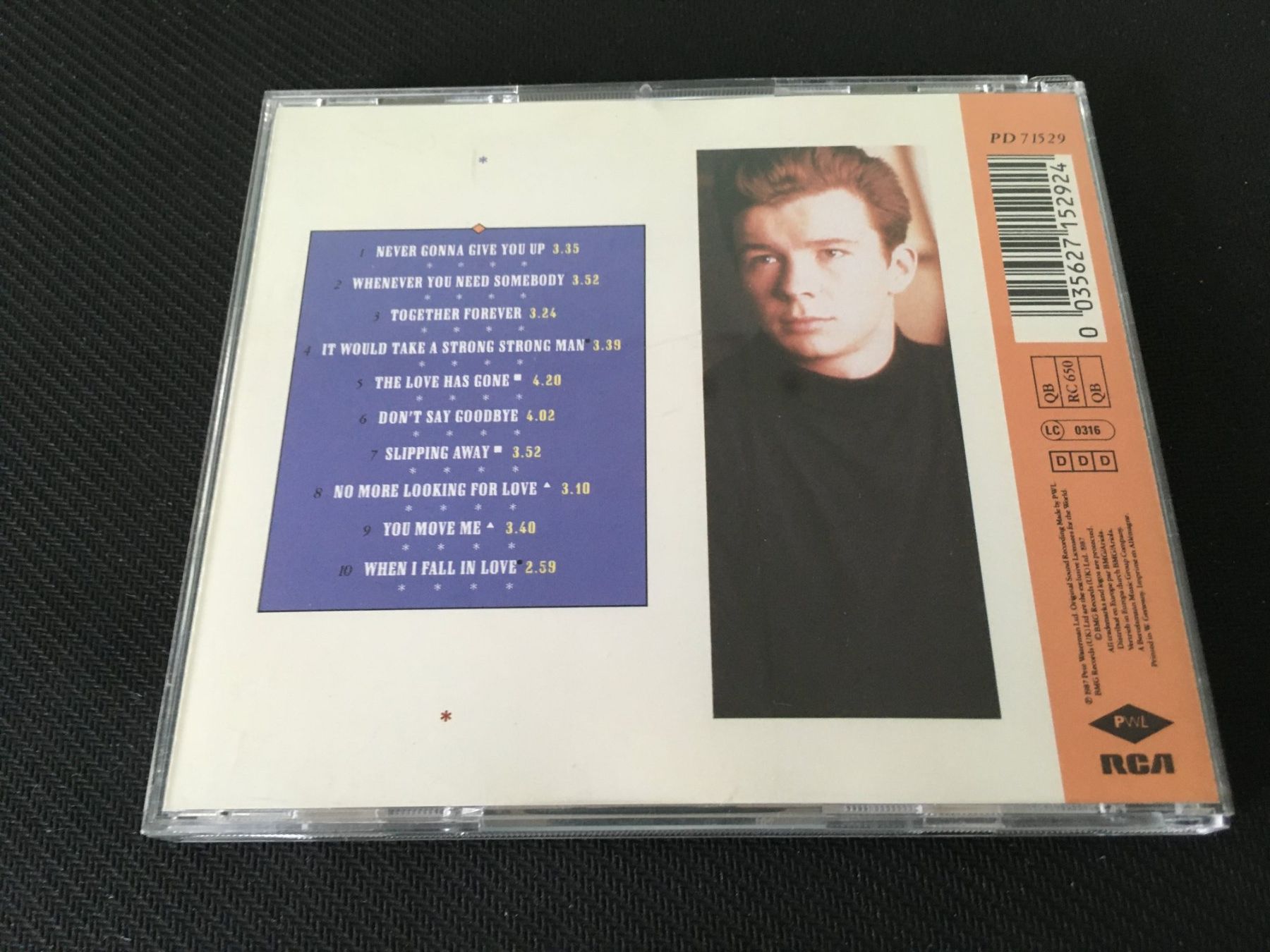 CD: Rick Astley - Whenever you need Somebody -CD- – Usato da St.Gallen venduto da MedienJoe 2