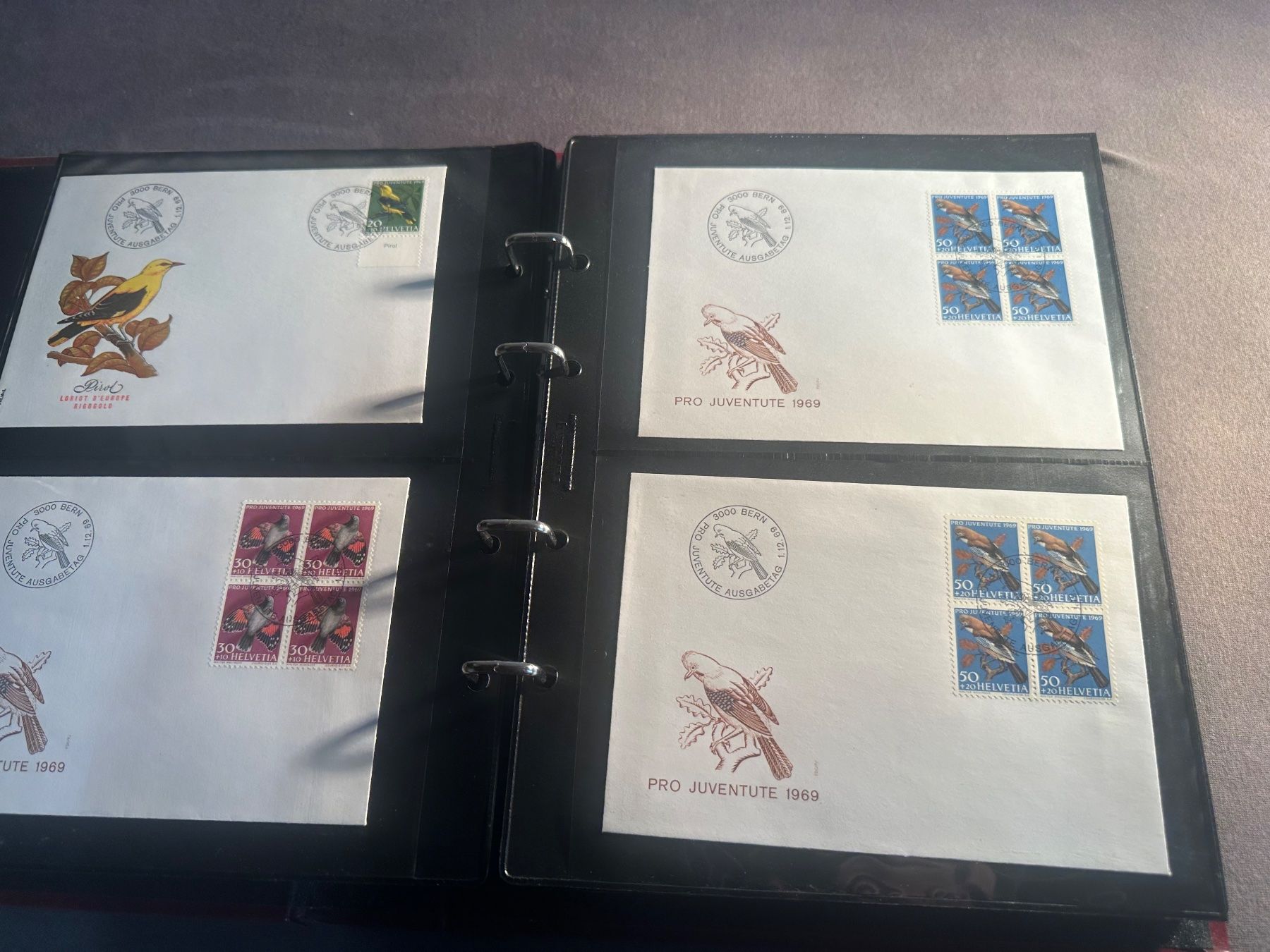 Tutti i francobolli: Sammlung Pro Juventute ab 1965 Briefe, FDC Schweiz – Usato da Stettfurt venduto da 2442 5