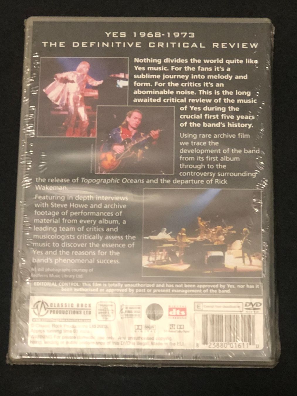 Tutti i DVDs: DVD - Inside YES - 1968-1973 - Originalverpackt – Nuovo e nell'imballaggio originale da Niederhasli venduto da thozam 1