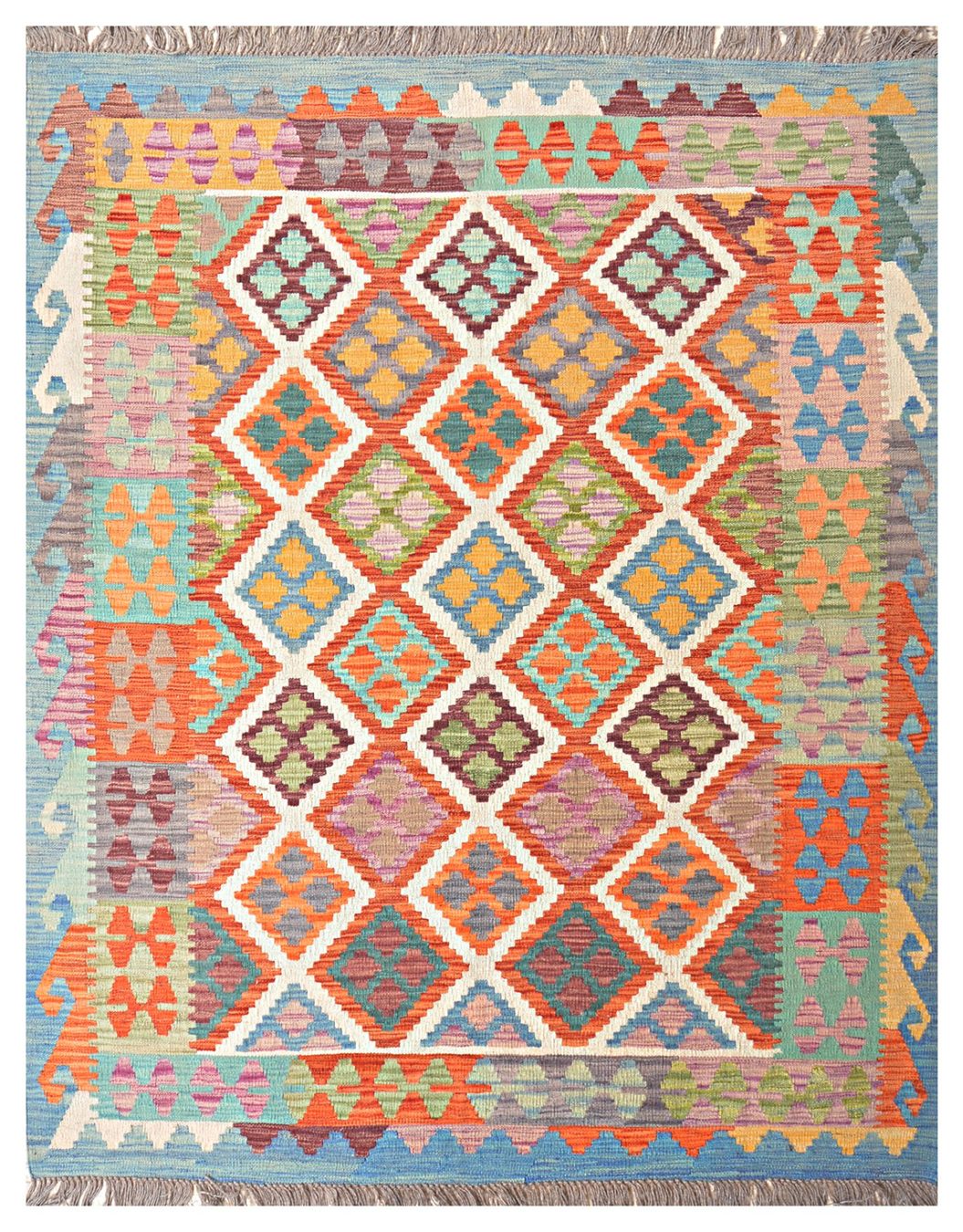 Kelim Tappeti: Oriente Kelim Teppich 150x200 Cm – Nuovo e nell'imballaggio originale da Lahore venduto da Fairways79 7