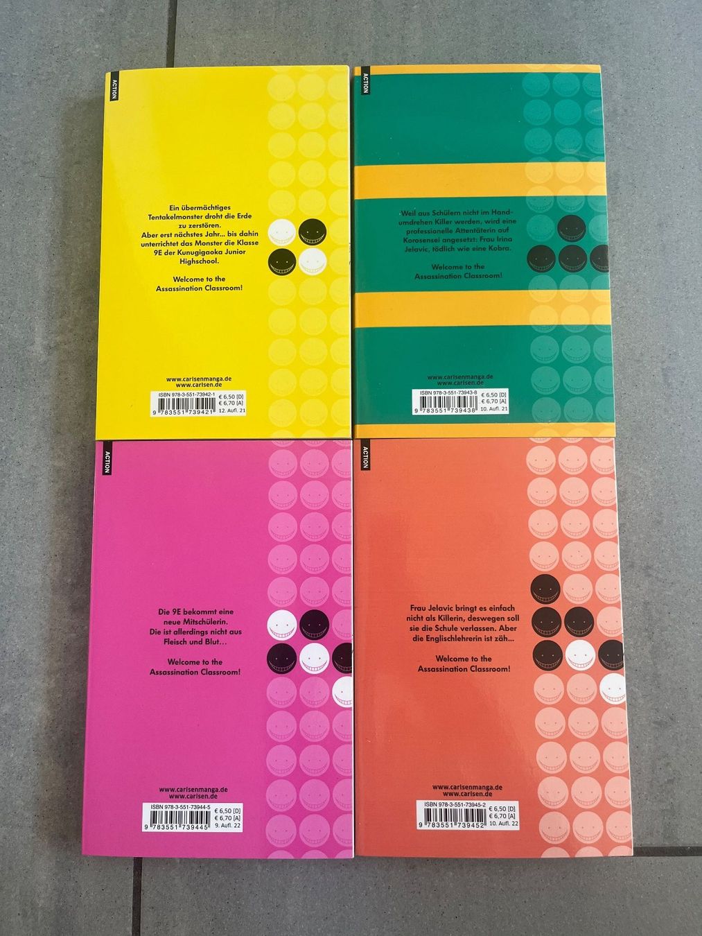 Fumetti: Assassination Classroom Band 1-4 – Nuovo (secondo la descrizione) da Rebstein venduto da Raisinjosy 1